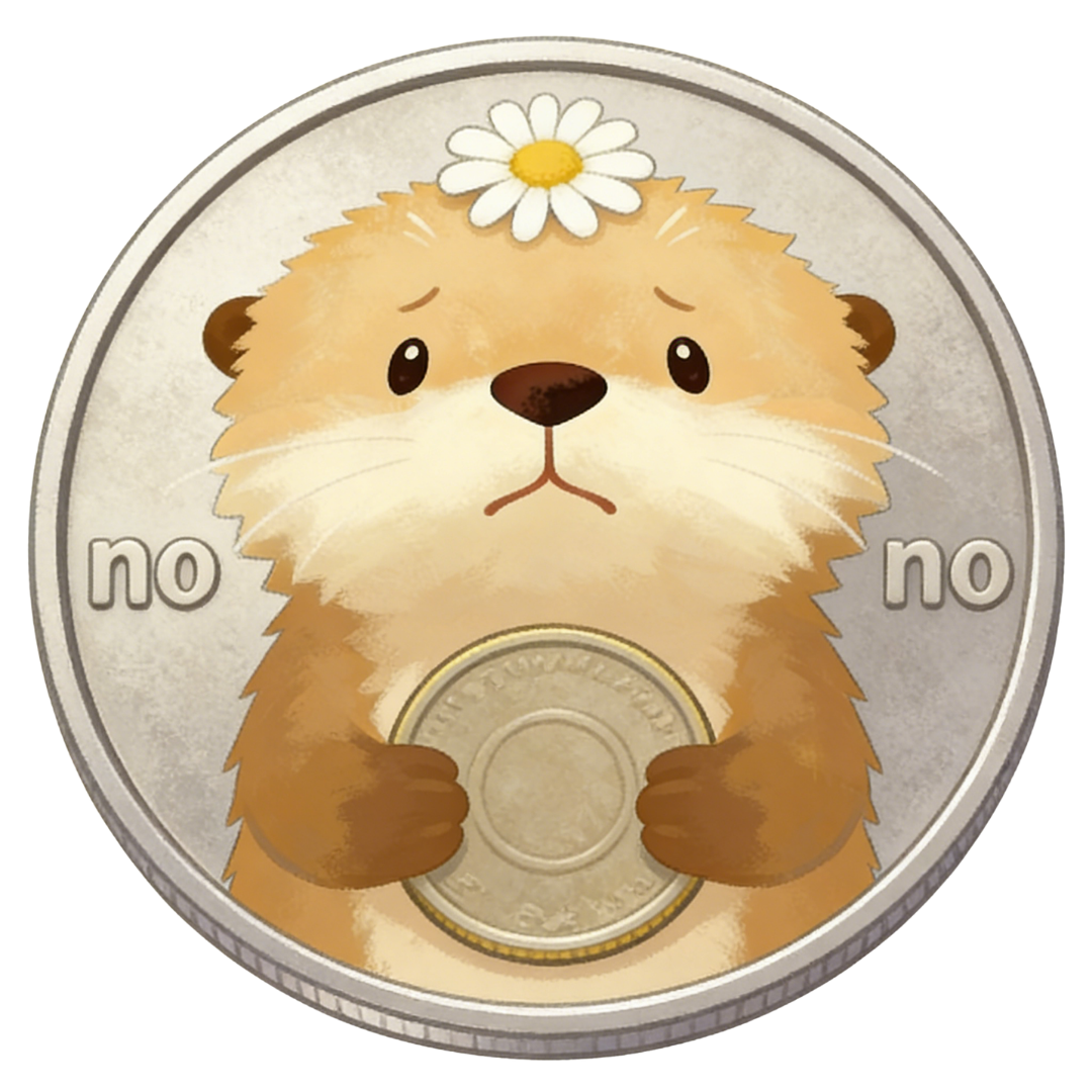 no 硬币反面
